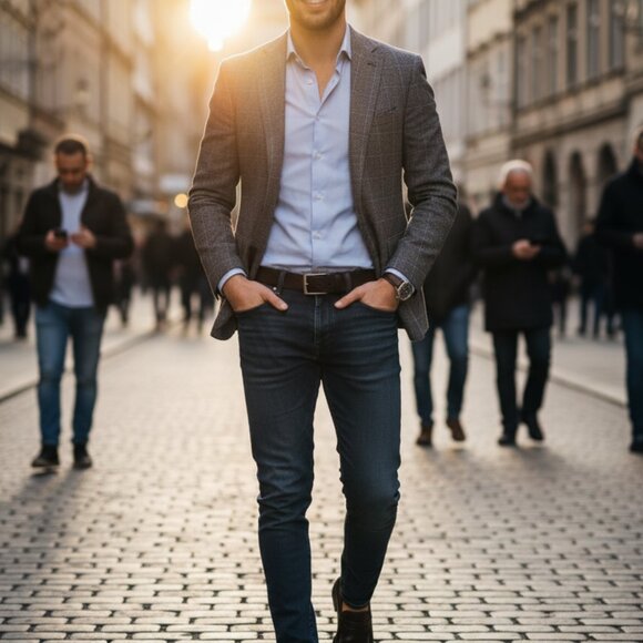 Express Dark Brown Leather Penny Loafers (Size 10.5) - Picture 8 of 8